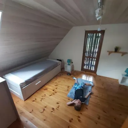 Uroczy Letniskowy Z Kominkiem 100m2 Holiday home Bogaczewo (Ostroda)