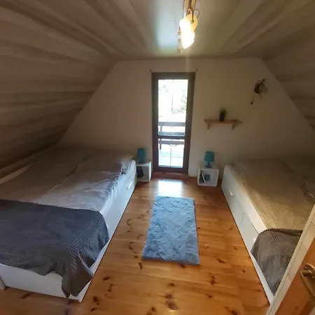 Uroczy Letniskowy Z Kominkiem 100m2 Ferienhaus *